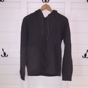 Pact organic cotton zip up gray hoody